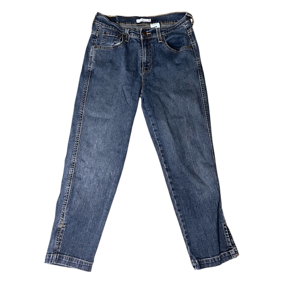 Vintage Y2K Levi’s Classic Capri Indigo 8